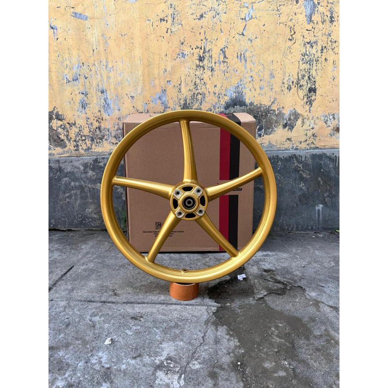 Velg Depan V ROSSI Sprint Sanca Copy RCB Gold PNP jupiter vega mio rx king ninja ring 17 ukuran 1.60