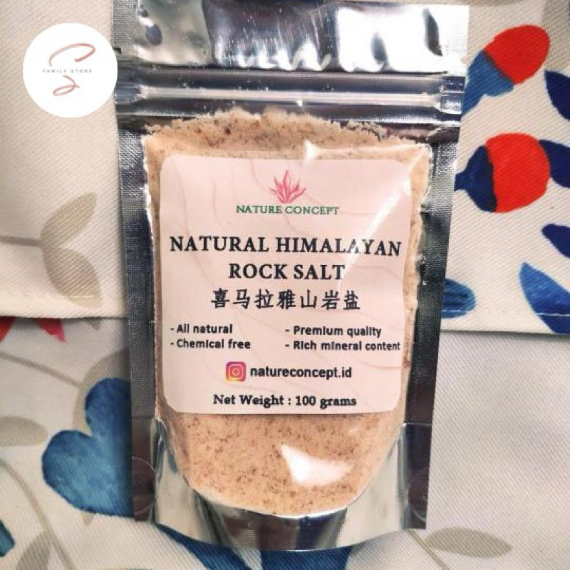 

Natural Himalaya Rock Salt Halus 100gr
