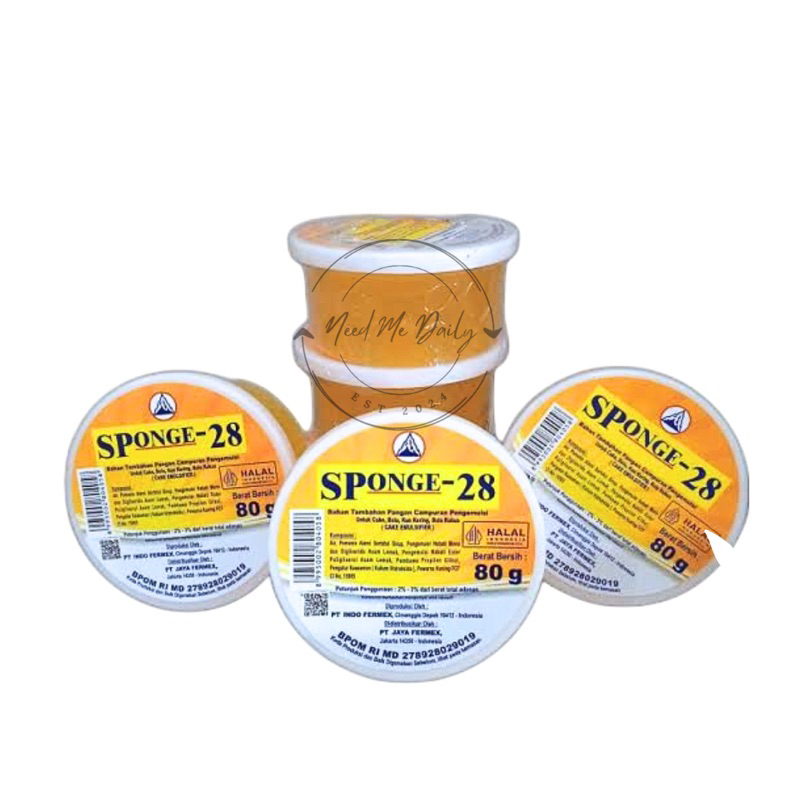 

SPONGE 28 80gr SP TBM | Pelembut Cake Kue Bolu | Cake Emulsifier