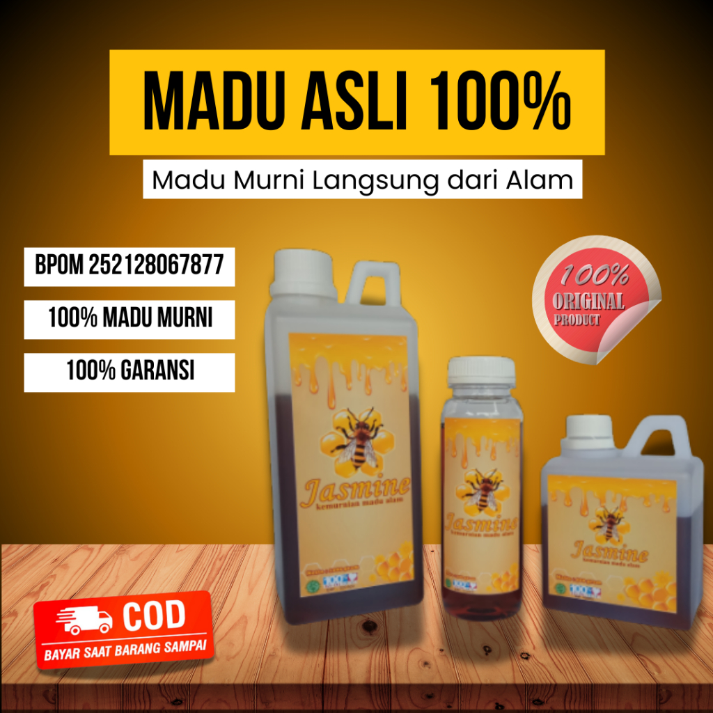 

Madu Murni Multiflora 100% Asli 1 Kg Tanpa Campuran BPOM, Madu Anak, Madu Murah & Berkualitas