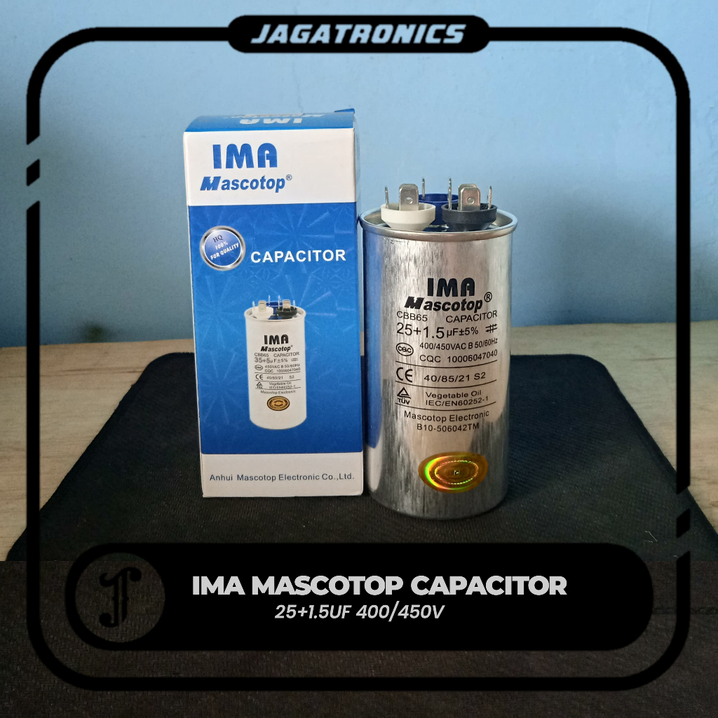Kapasitor Ac - Capacitor Ac 25+1,5UF Ima Mascotop
