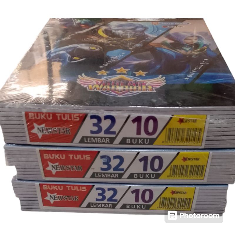 

Buku new star 32lembar perpak isi 10 pcs
