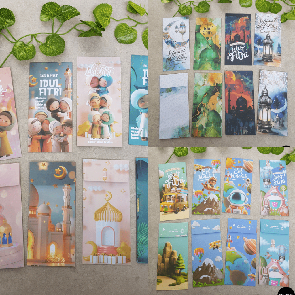 

Amplop Lebaran Premium Moyna Creative Muat Uang Kertas Tanpa Dilipat Bahan Tebal 150 gsm / Amplop Idul Fitri / Amplop Murah / Amplop Unik / Angpau / Angpao Lebaran / Amplop Lebaran Besar / Amplop Aesthetic
