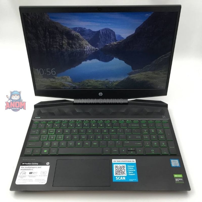 HP PAVILION GAMING 15 Core i5-9300H GTX1650 Ram 16Gb SSD 512Gb Fullset
