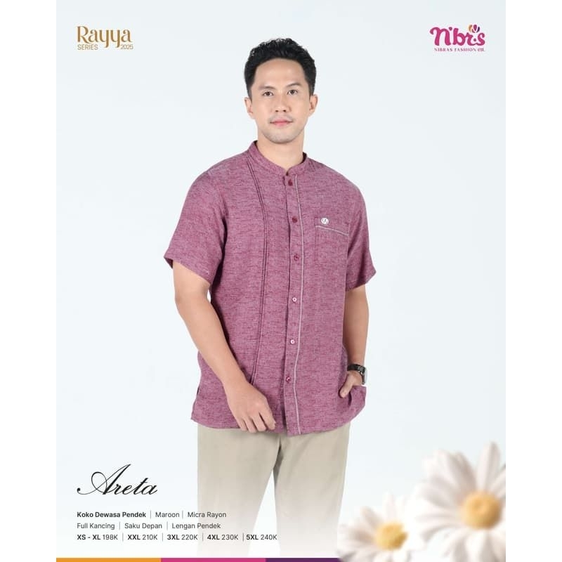 NIBRAS KOKO ARETA MAROON NIBRAS KOKO DEWASA PROMO ORI