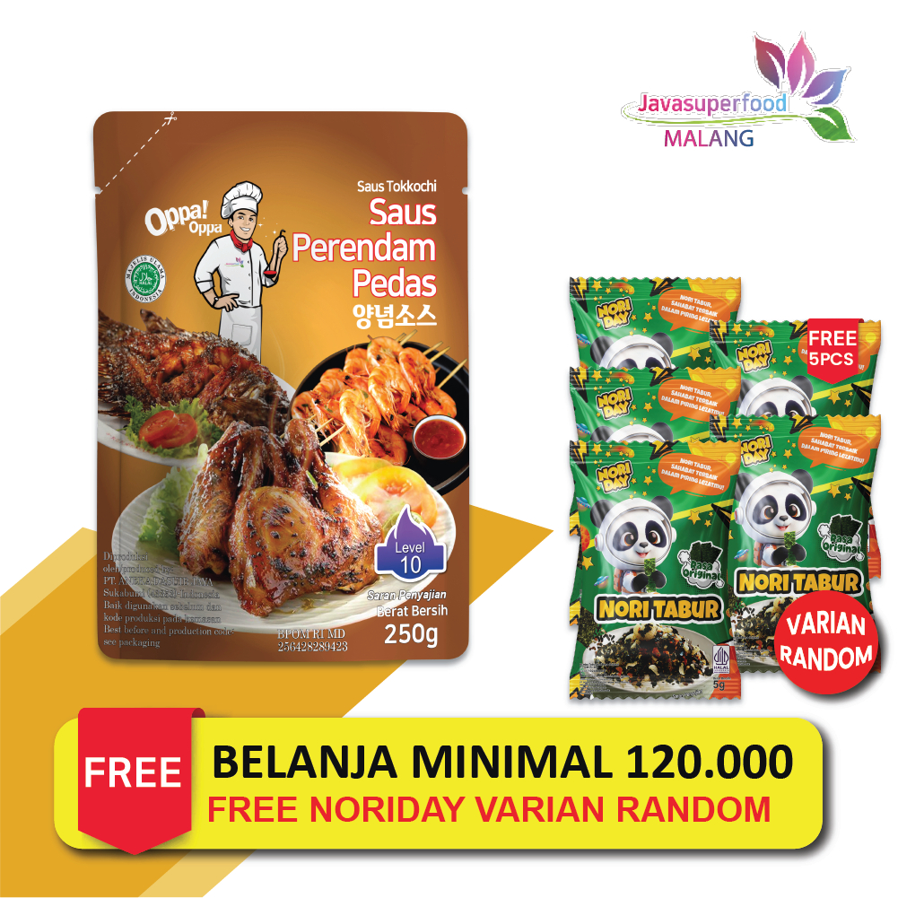 

Saus Perendam Pedas Tokkochi Saus Buldak Pedas 250g Oppa-Oppa