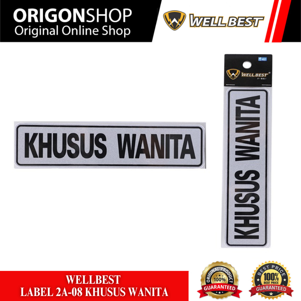 

WELLBEST Label 2A-08 Khusus Wanita / Label Stiker