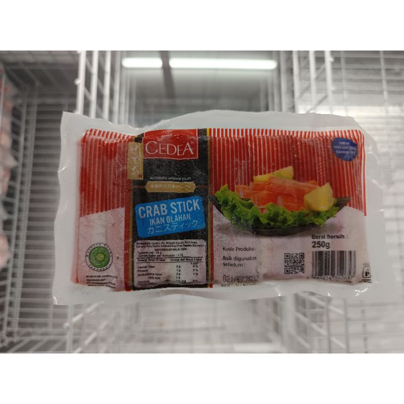 

CEDEA CRAB STICK IKAN OLAHAN 250GR (ISI 16 PCS)