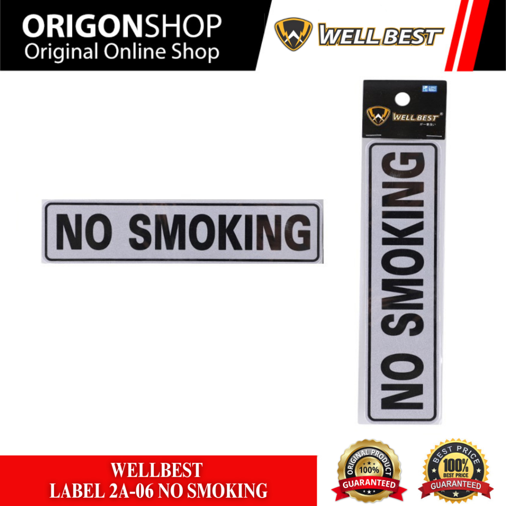 

WELLBEST Label 2A-06 No Smoking / Label Stiker