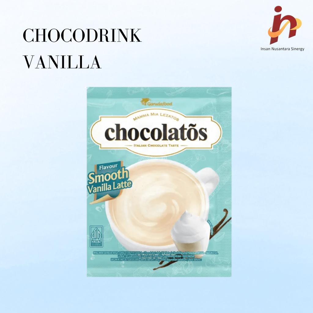 

PRODUK TERBARU - Chocolatos Drink Vanilla 27g/Rtg/10 Pcs