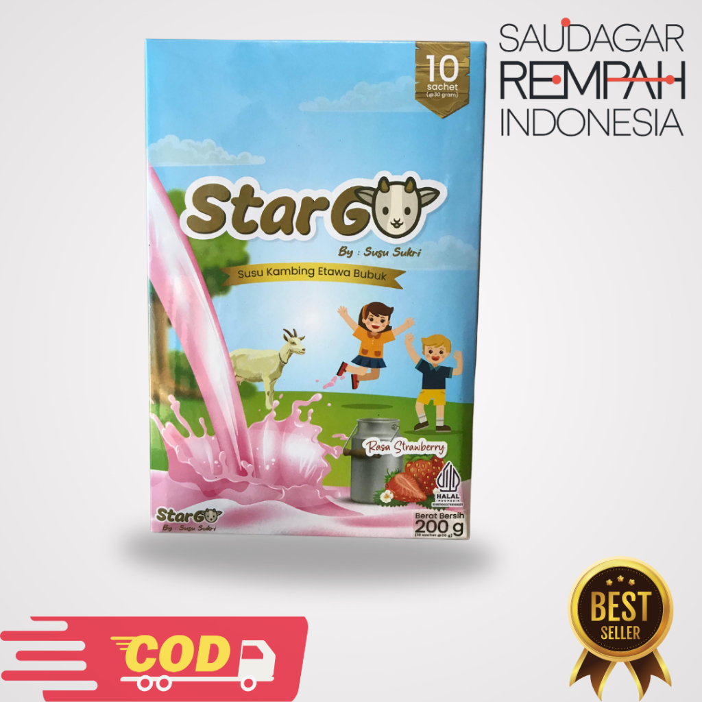 

StarGo Susu Kambing Etawa Rasa Strawberry 200g