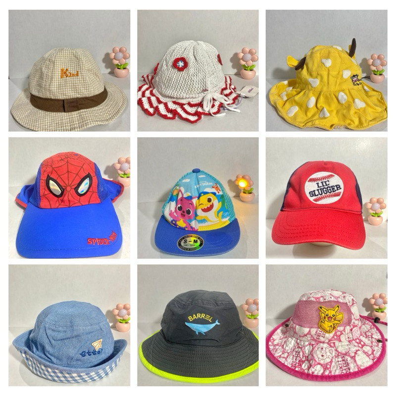 THRIFT TOPI BUCKET HAT / RIMBA ANAK - Second Branded