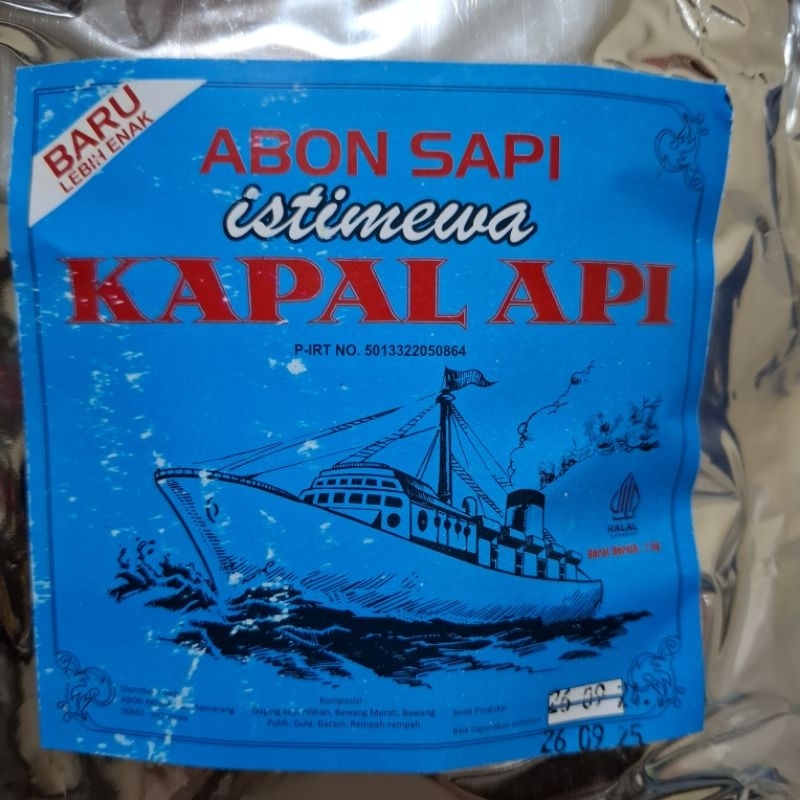 

Abon Sapi Istimewa Kapal Api 1kg