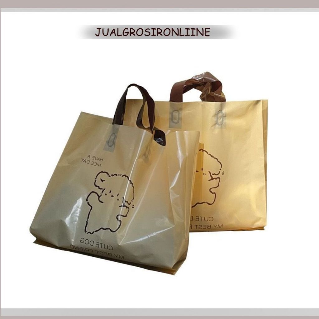 

Paper Bag Plastik Kantong Dog Oren Tas Gift Bag Goodie Bag Premium Hadiah Kado