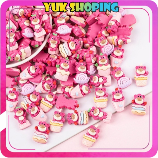 

YUKSHOPING Stiker 3D Pink Aesthetic PIN Motif Lotso R1193