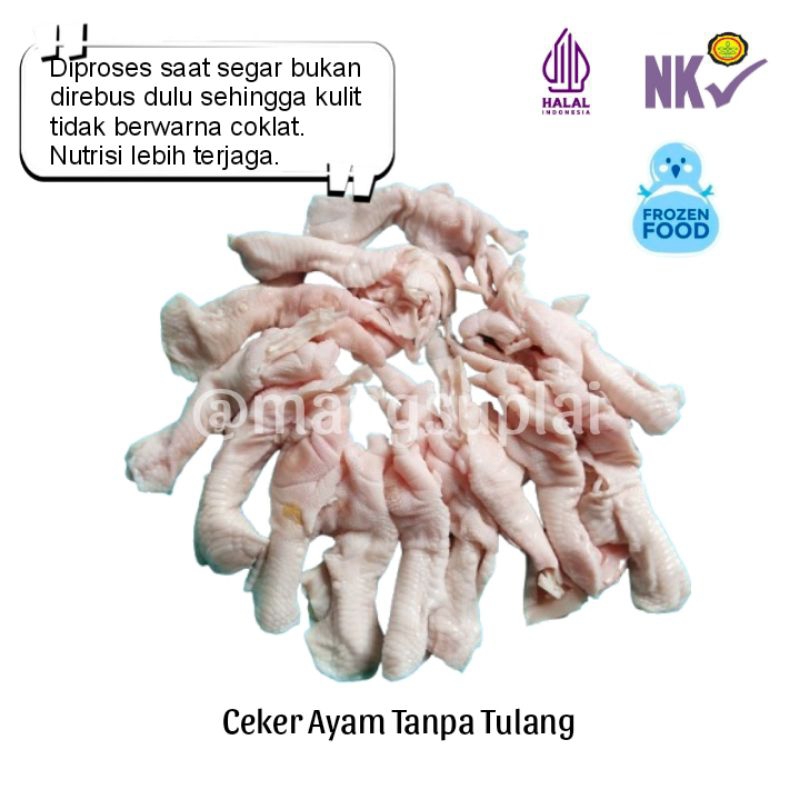 

PROMO CEKER TANPA TULANG 1 KG - FROZEN - DAKBAL