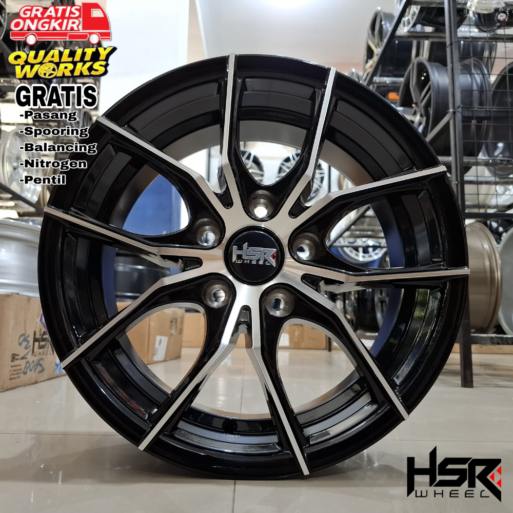 Velg Racing Mobil Suzuki Ertiga XL7 Ring 16 Lebar 7 Velg Hsr Wheel Barique