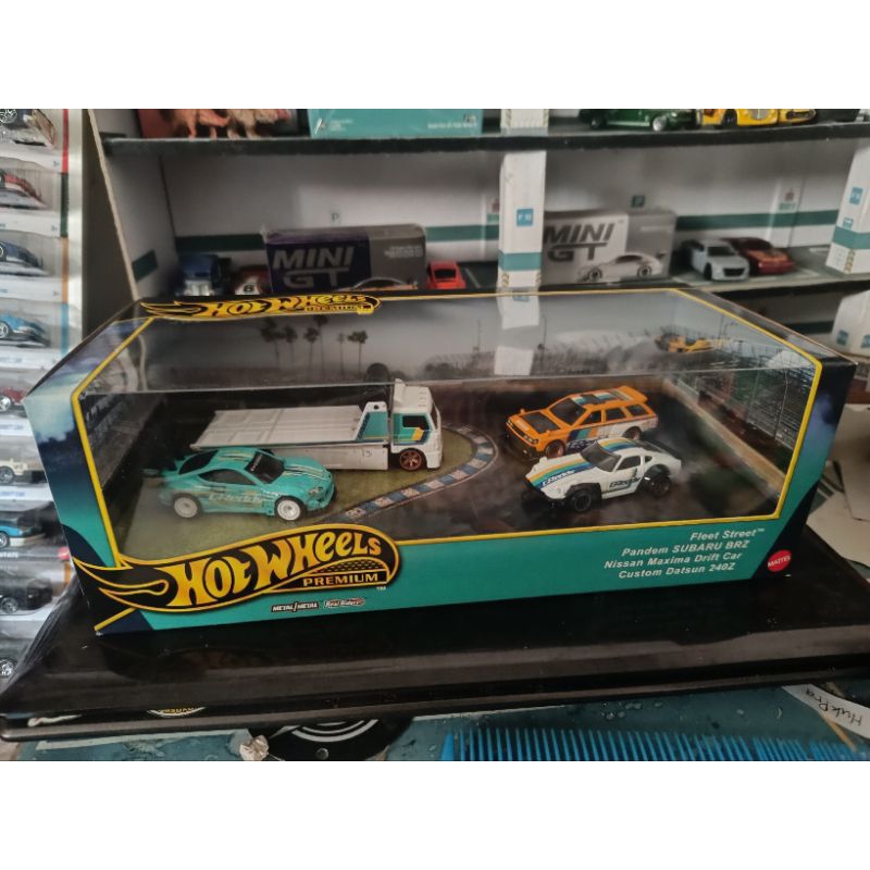hot wheels premium diorama Greddy  set