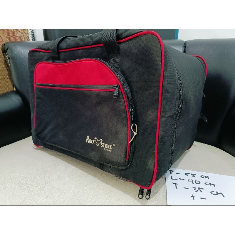 terlaris rockstone gigbag tas punggung vlogger selebgram terkini asesoris backpack softcase efek caj