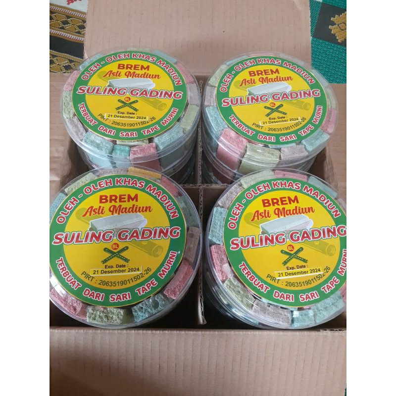 

BREM TOPLES MIX RASA BUAH toples uk.250gram