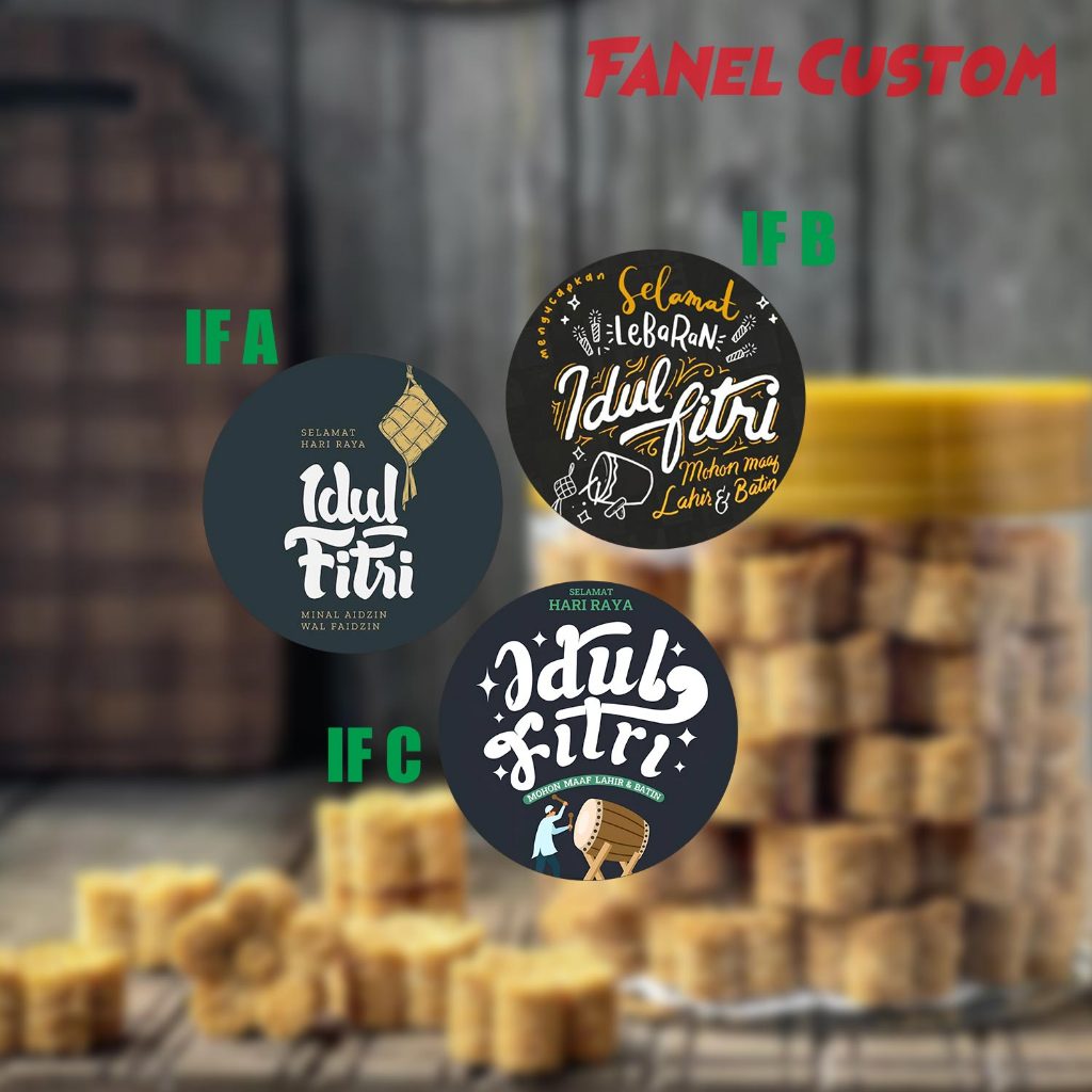

STIKER BULAT IDUL FITRI LEBARAN STIKER TOPLES LABEL KUE LEBARAN STIKER IDUL FITRI STIKER COOKIES