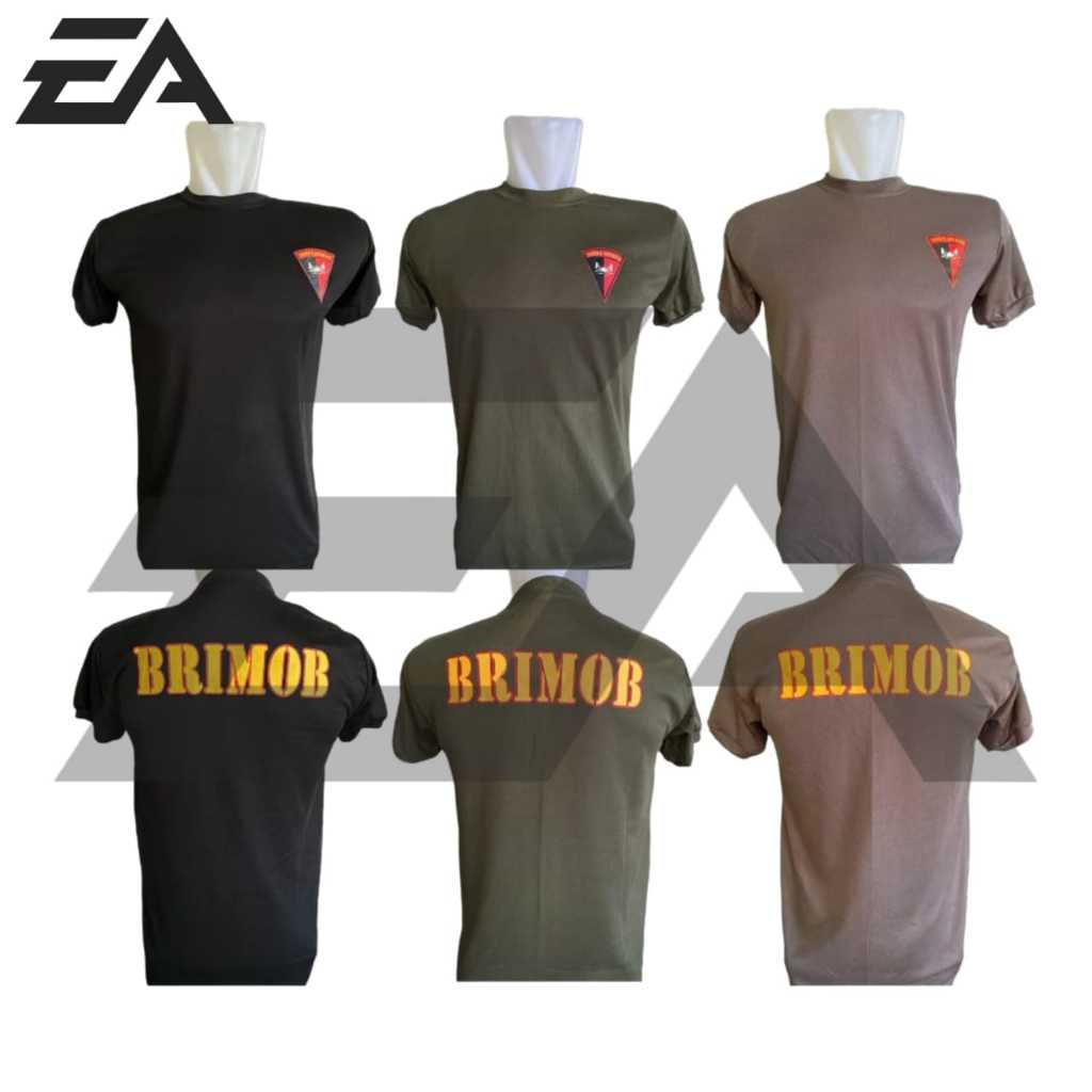 Kaos Brimob Polri Kaos Dinas Brimob Kaos Dalaman Brimob Polri