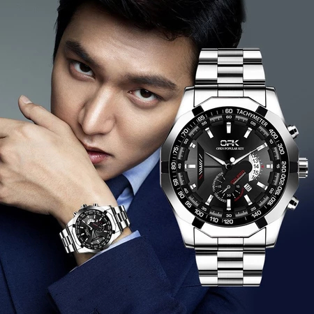 OPK Jam Tangan Couple Anti Air Original Rantai Couple Watch Mewah jam pasangan Terbaru Korean couple