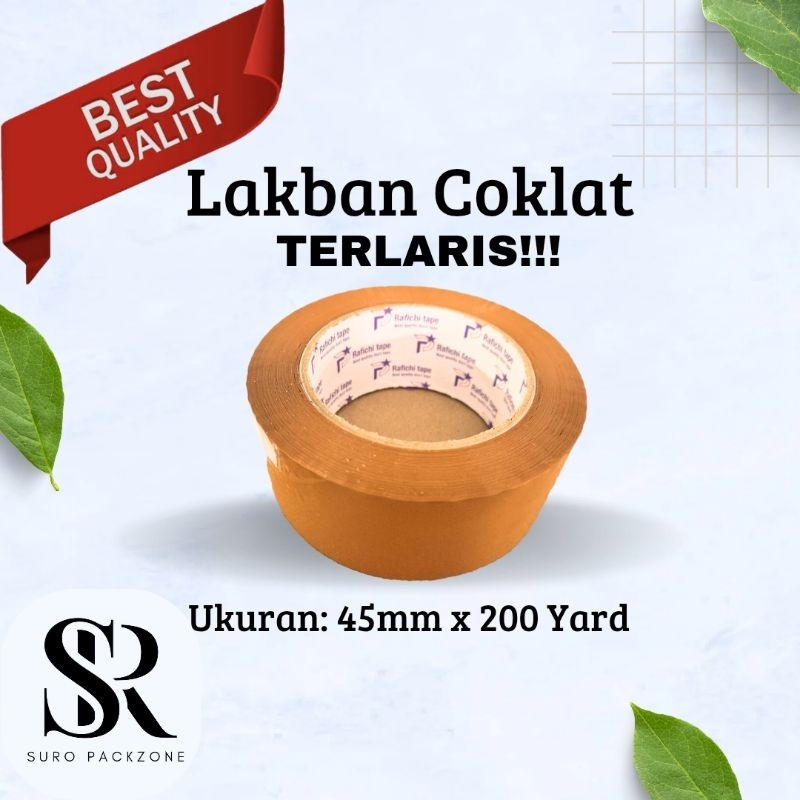 

Lakban Coklat 45mm x 200 yard / isolasi / selotip / Tape Daya lekat kuat