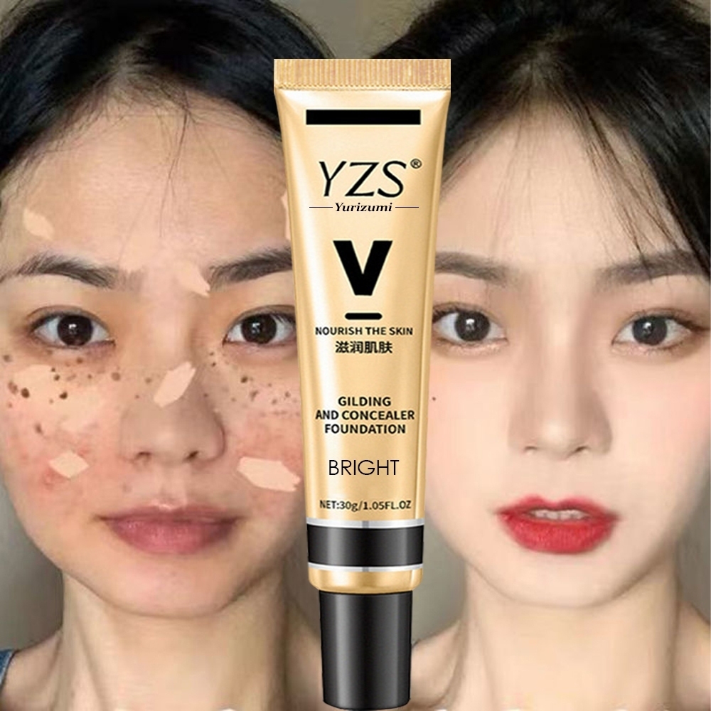 Yurizumi YZS Matte Foundation Concealer Waterproof Longlasting / Yzs Yurizumi Alas Bedak Tahan Lama 