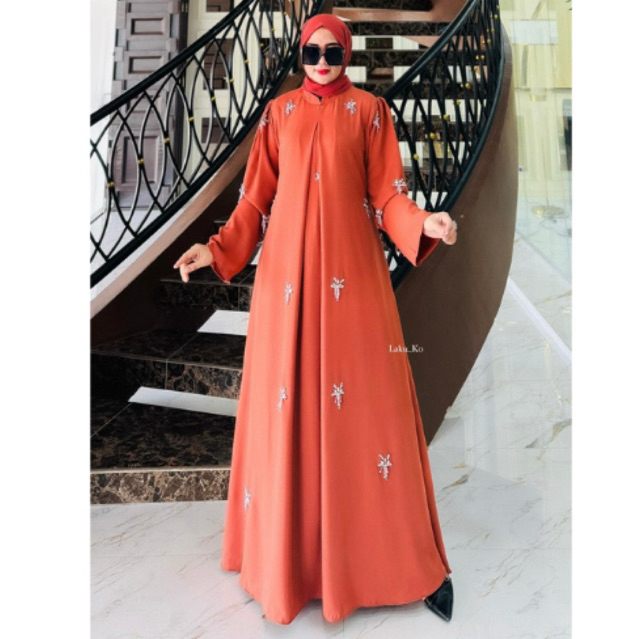 RJ3 Lakuko - Abaya - Abaya payet - Abaya polos - Abaya Terbaru- Gamis polos - Gamis Polos Payet