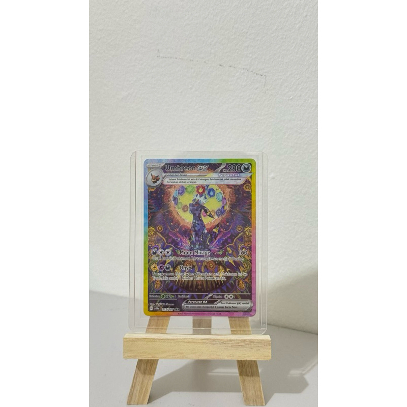 KARTU POKEMON UMBREON EX SAR | KARTU POKEMON ORIGINAL