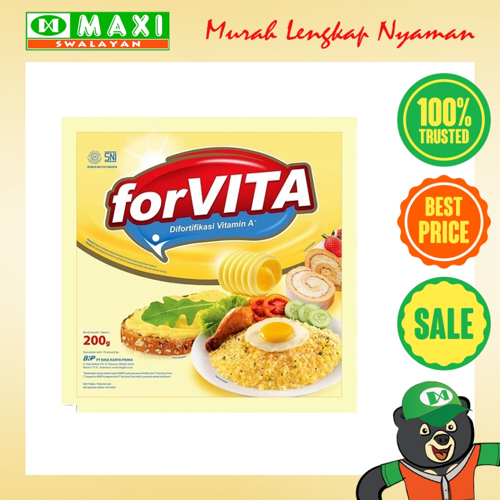 

ForVita Margarin Kemasan 200gr