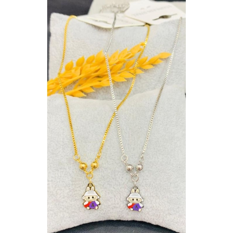 kalung anak titanium asli import motif