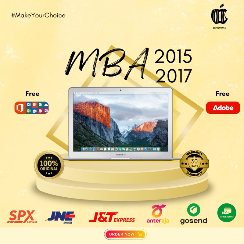 Macbook Air 13-inch i5||i7 2015|2017 Second Original