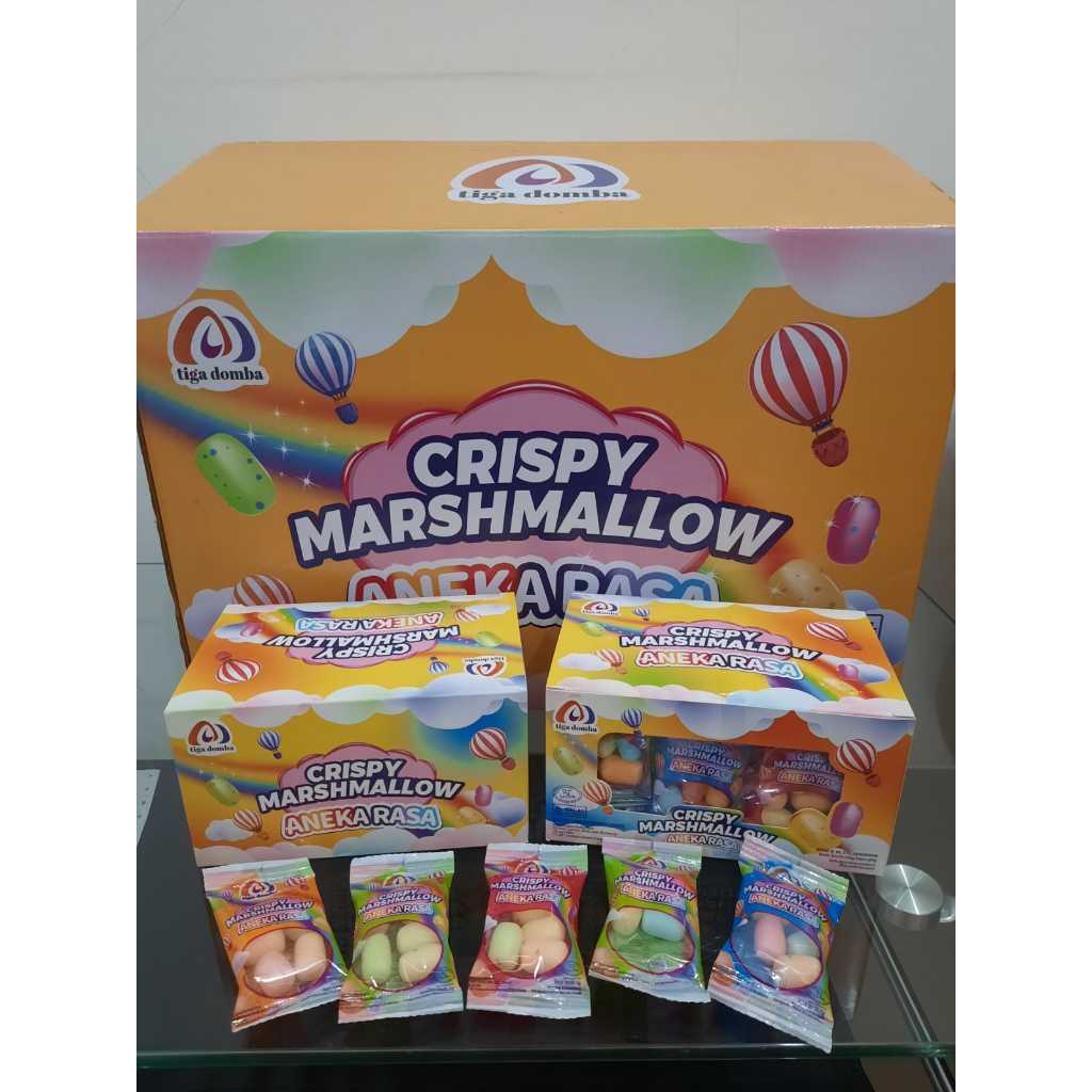 

Tiga Domba Crispy Marshmallow Aneka rasa HALAL 30 pcs 220gr