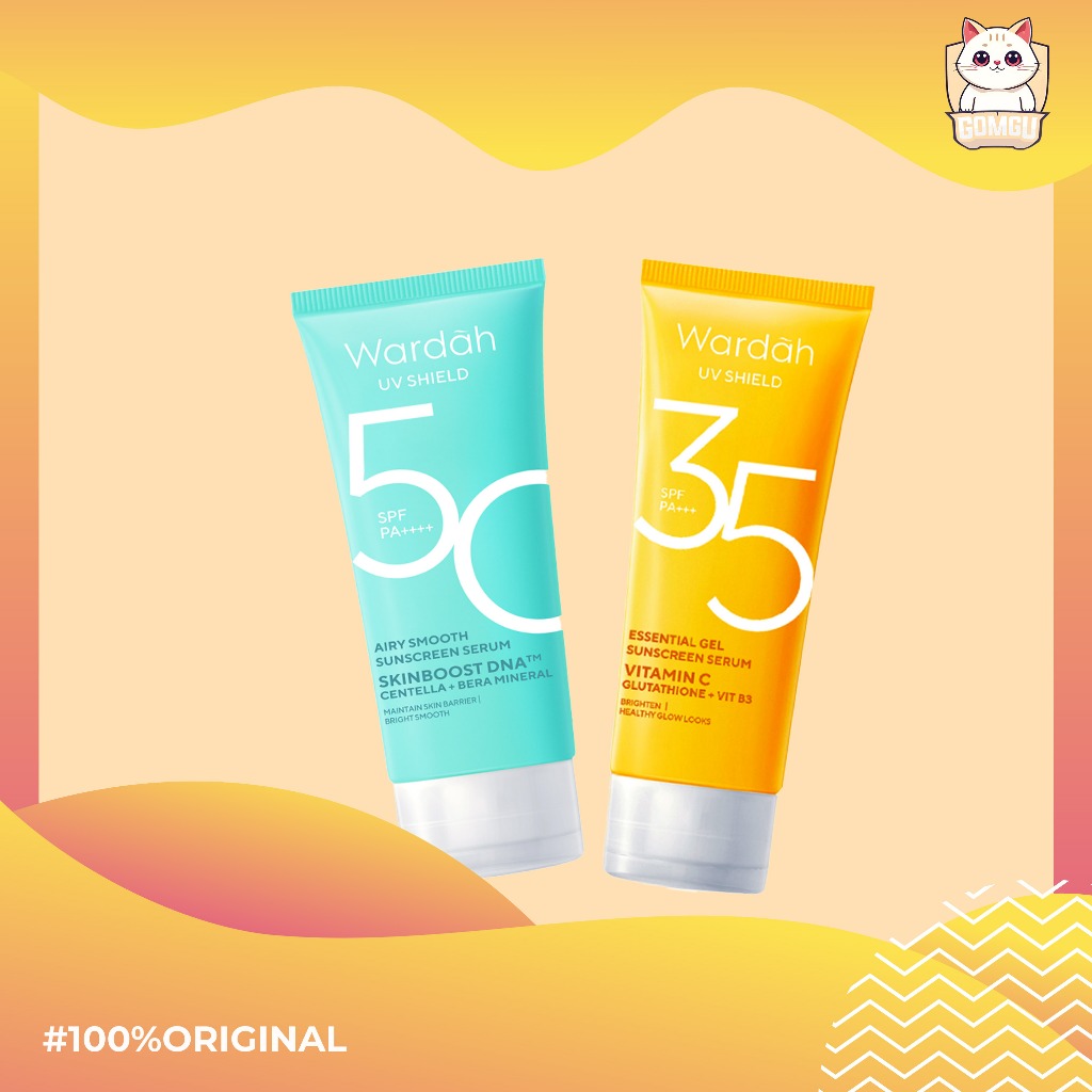 ❀GOMGU❀ Wardah UV Shield Airy Smooth Sunscreen 50 SPF 35 SPF