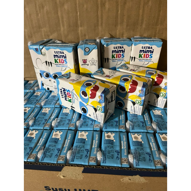 

Ultra Mimi Kids Susu Uht 125ml isi 8 pcs rasa Full Cream