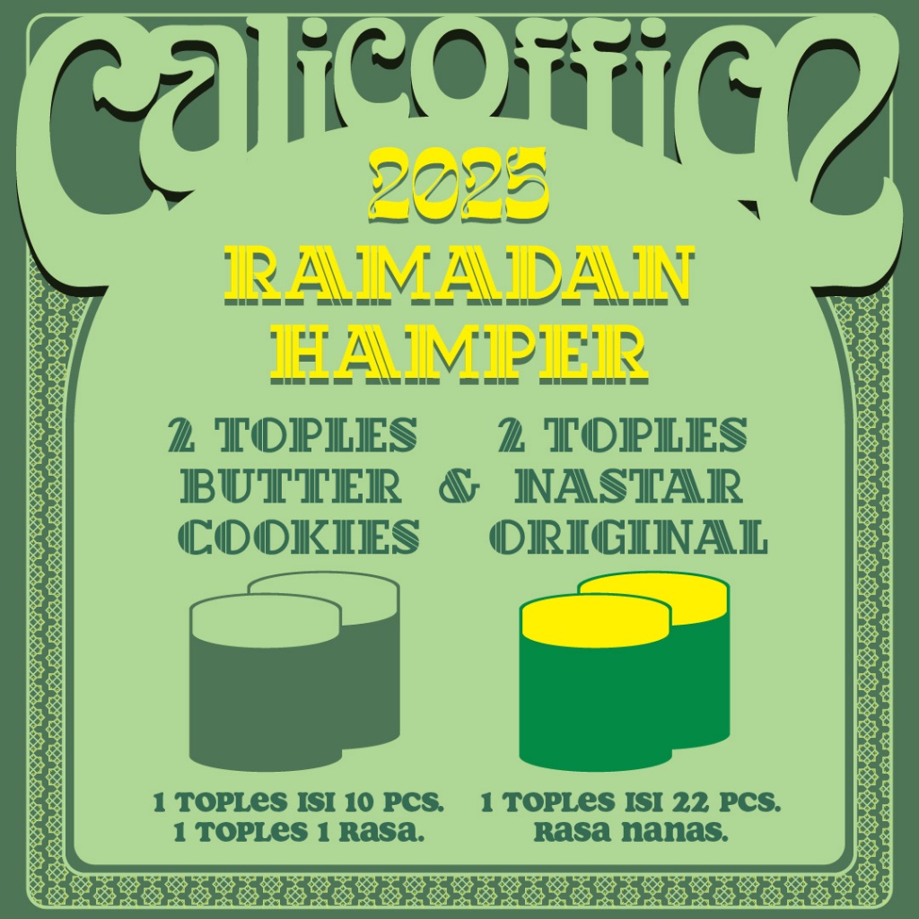 

Ramadan Hamper 2 Butter Cookies 2 Nastar Toples Bulat by Calicoffice