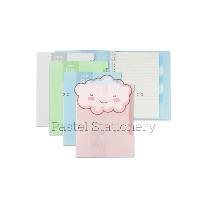 

Binder Note Pastel Color Joyko A5 B5 BN-105 - Buku Tulis Catatan Notebook Ring Loose Leaf