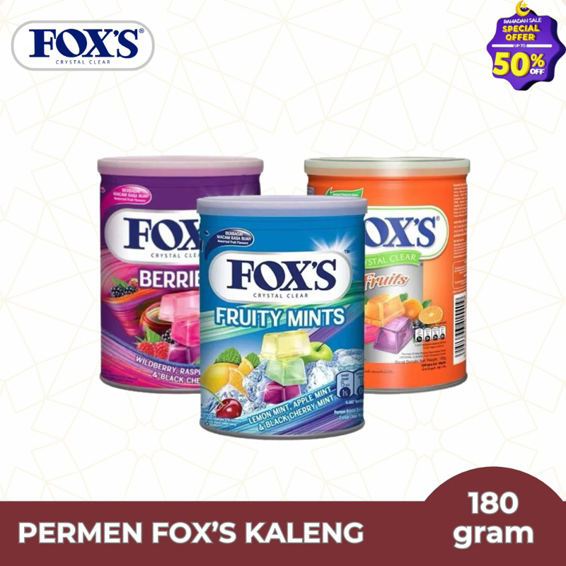 

Permen FOX'S Kemasan Kaleng 180g All Variant