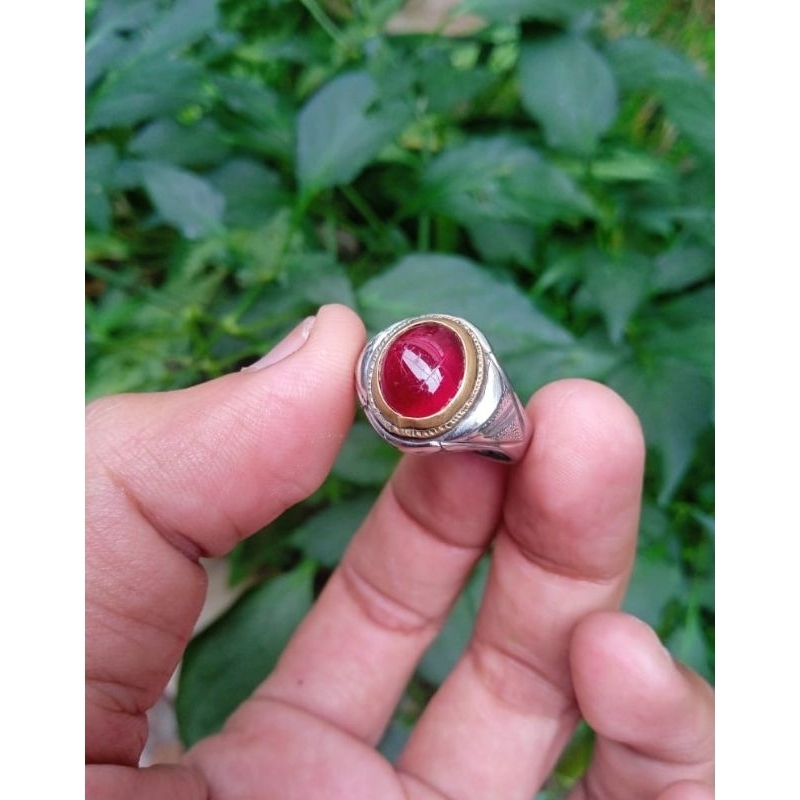 Batu akik merah Siem-original batu