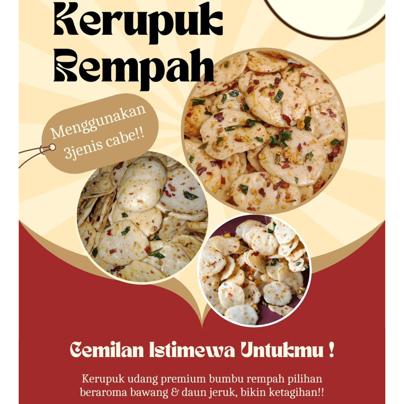 

Kerupuk Seblak Rempah