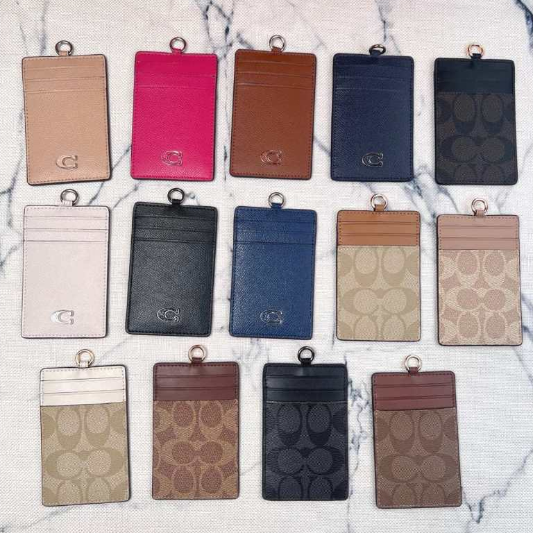 

COACH 3D Metal LOGO Card Holder ID Lanyard Name Tag