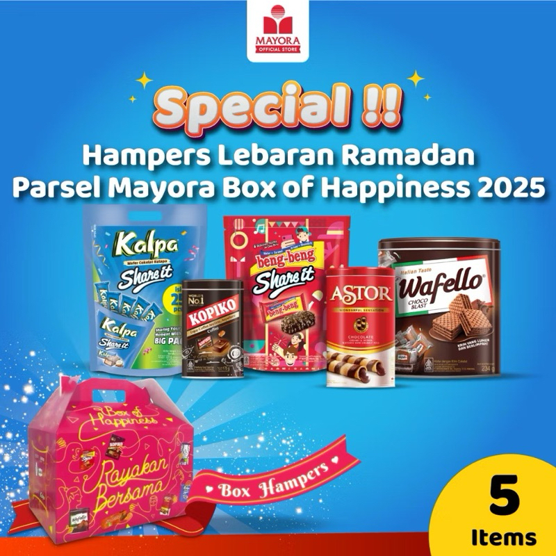 

Hampers Lebaran Ramadhan Parcel Mayora Box Of Happiness 2025