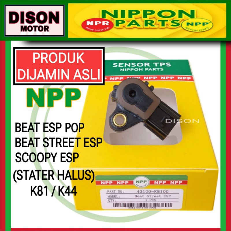 Sensor TPS npp Beat esp Beat pop Beat street esp Scoopy esp original sensor throttle npp
