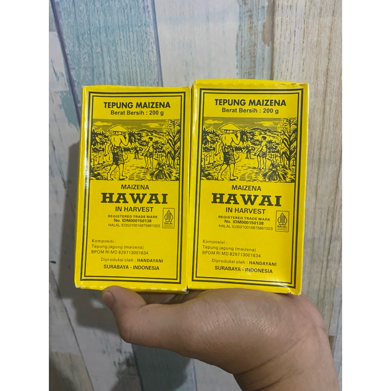 

TEPUNG MAIZENA HAWAI 200 gr