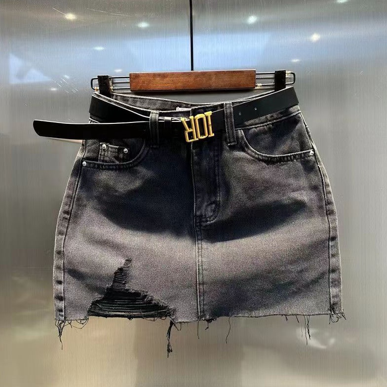 KODE D59F rok jeans pendek a line mini wanita modis  rok jens pendek  rok mini wanita