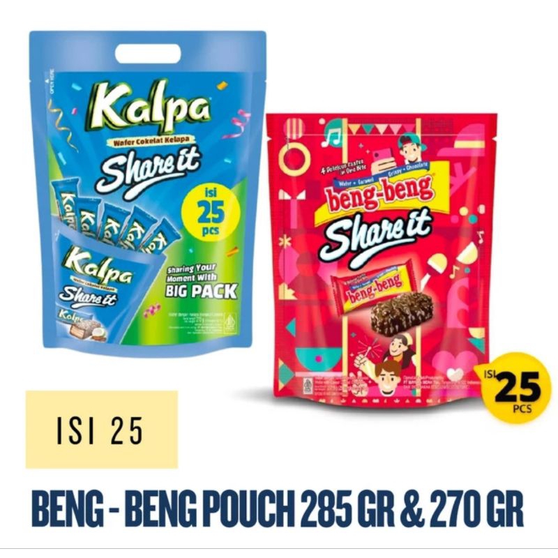 

Kalpa Beng Beng Wafello Wafelo Blastoz Share It Wafer Cokelat Kelapa 25 Pcs x 9.5 gr 237.5 gram