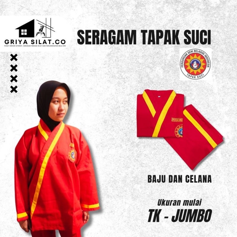 Baju tapak suci, seragam tapak suci, bela diri tapak suci