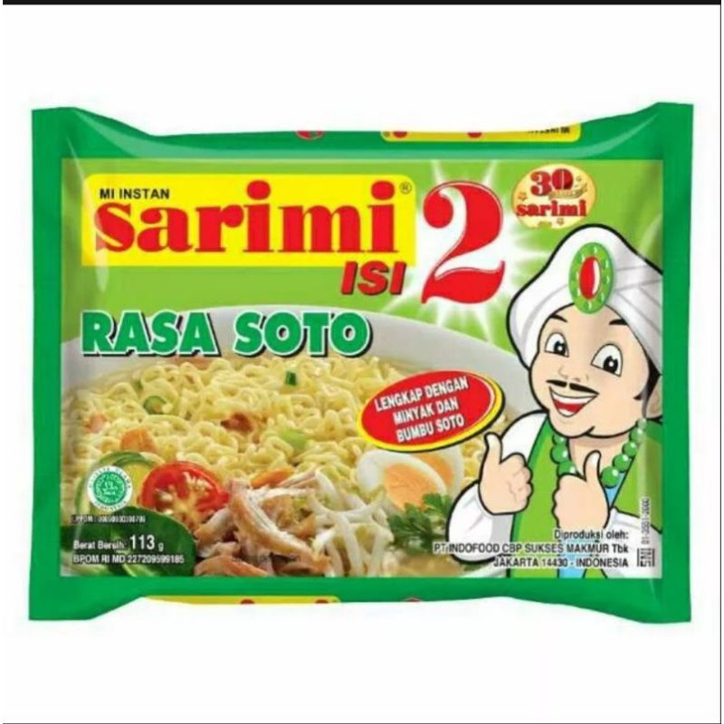 

SARIMI ISI 2 ALL VARIAN GORENG &KUAH 1 DUS ISI 24 & 40 PCS (SARIMI GORENG AYAM KREMES,SARIMI AYAM BAWANG,SARIMI GORENG AYAM KECAP,SARIMI SOTO AYAM,SARIMI BAKSO SAPI,SARIMI KALDU AYAM)